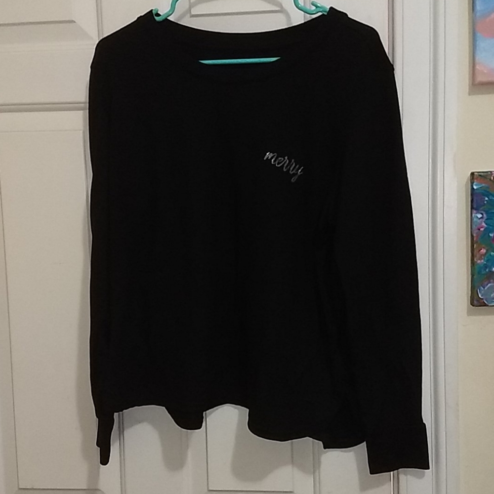 Black long sleeve shirt
